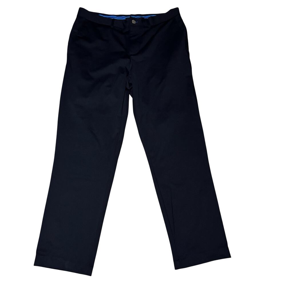 Twillory Mens Performance Pants 34x30 Navy Blue Golf Technical Stretch Tailored